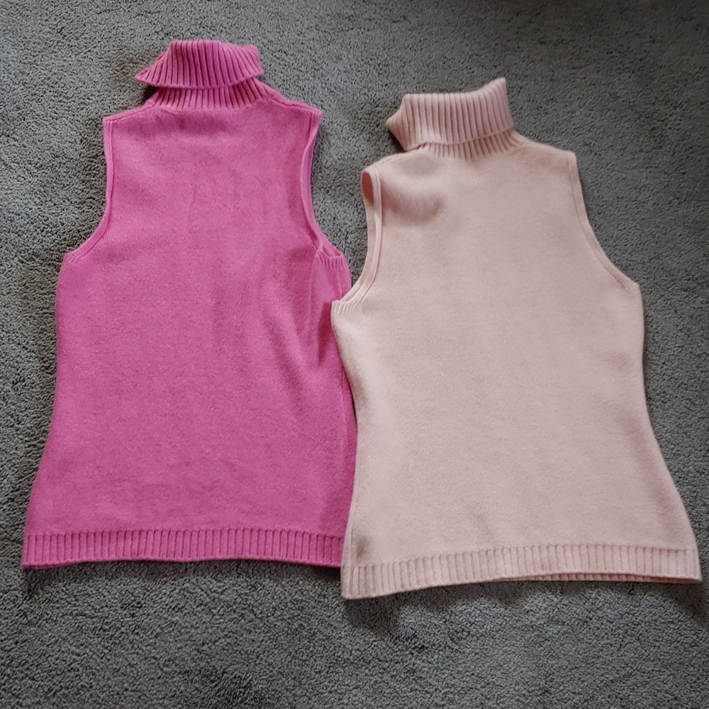 Two Manrico Cashmere Turtle Neck Sweaters.. Think Spring! - Picture 2 of 8